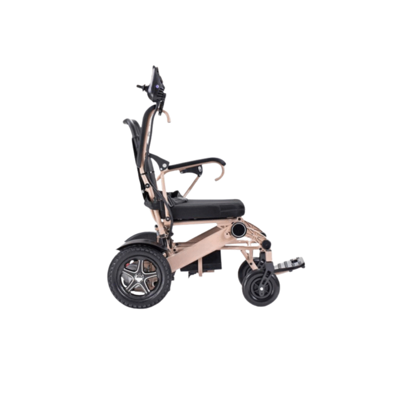 Foldable power wheelchair